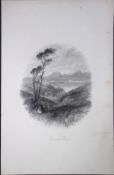 Ireland View of Bantry Bay Cork Antique 183 Years-Old Steel-Engraving-6.