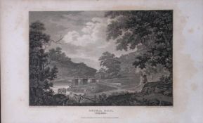 Monsal Dale Peak District Antique 223 Years-Old Georgian Steel-Engraving-281