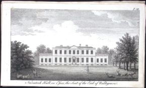Essex Navestock Hall Rare Georgian Copper Antique 1776 Engraving-139.