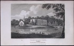 Tabley House & Chapel Cheshire Antique 224 Years-Old Steel-Engraving-72