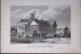Bolton Hall I’th’ Wood Antique 195 Years-Old Steel-Engraving-19