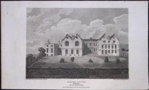 Rokeby Manor House Yorkshire Antique 213 Years-Old Steel-Engraving-38