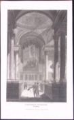 St Stephens Walbrook London Antique 200 Years-Old Steel-Engraving-240