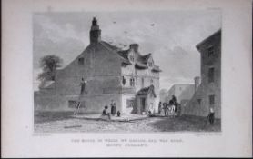 Liverpool Mount Pleasant Scotch Chapel Antique 195 Years-Old Steel-Engraving-37