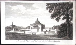 Kent Mereworth Castle Scarce Georgian Copper Antique 1776 Engraving-123.
