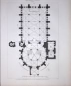 The Temple Church London Rare John Britton 191 Years-Old Antique Steel Engraving-21