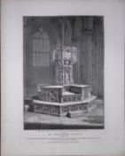 Walsingham Priory Norfolk 190 Years-Old Rare John Britton Antique Steel Engraving-89