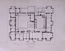 Longleat House Wiltshire 190 Years-Old John Britton Antique Steel Engraving-214