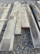 4x Hardwood Kiln Dried Timber Sawn American Oak Boards / Planks