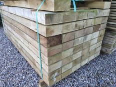6x Softwood Sawn Timber Treated Sleepers
