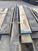 4x Hardwood Kiln Dried Timber Sawn American Oak Boards / Planks