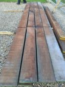 4x Hardwood Kiln Dried Timber Sawn African Sapele Boards / Planks