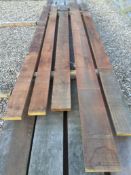 5x Hardwood Kiln Dried Timber Sawn African Sapele Boards / Planks