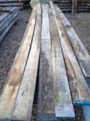 6x Hardwood Kiln Dried Timber Sawn American Oak Boards / Planks
