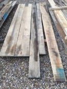 5x Hardwood Kiln Dried Timber Sawn American Oak Boards / Planks