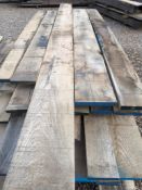 5x Hardwood Kiln Dried Timber Sawn American Oak Boards / Planks