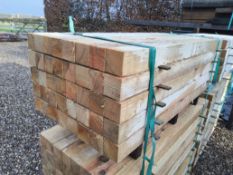 40x Softwood Fresh Sawn Timber Spruce Posts Wood Offcuts