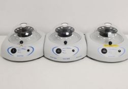 3x Grant-Bio PCV-3000 MutiSpin Combined Centrifuge/Vortex