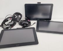 3 x Wacom One Creative Pen Displays