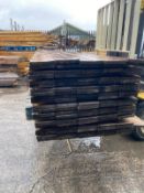 Pallet of 100 lengths IRO decking/cladding Japanese wood burnt 22mm x 150mm @2.4m