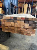 Pallet of 70 lengths of redwood PSE 44mm x 69mm @2.4m