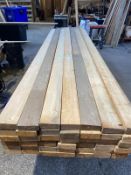 Pallet of 42 lengths of kiln dried C16 softwood 47mm x 125mm @3.6m