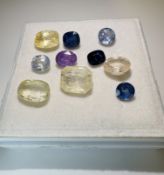 35.05ct Natural Unheated/Untreated Multi Ceylon Sapphire Lot