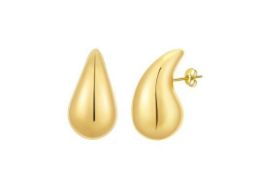 30 x Dupes Chunky Gold Hoop Earrings For Women L14a