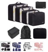 2 x 8 piece Packing Cubes For Suitcase Set. Lb28