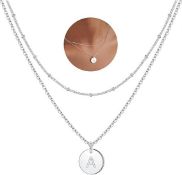 15 x Layered Initial Necklaces For Teen Girls & Women - Gifts RRP £334.50 Lb1a