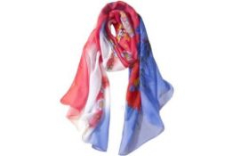 33 x Ladies Butterfly and Bird Print Floral Neck Scarf Shawl Wrap L28a