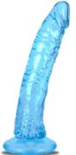 2 x Blue Soft Realistic Dildo L12b