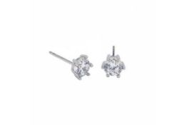 10 x 925 Sterling Silver Stud Earrings For Women RRP £398.70 L14a