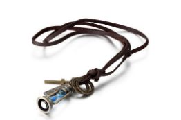 10 x Men's / Women's Alloy Vintage Lamp Hourglass Necklace L14a