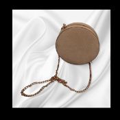 Pink Blush Round Luxury Handbag L9