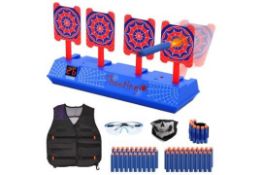 Electronic Spider Shooting Targets With Blaster Gun Set L4