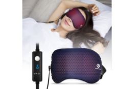 Heated Eye Mask, Cordless Heat Eye Compress RRP £31.71 L9b