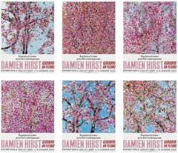 Damien Hirst. Set of Six 'Cherry Blossom' Exhibition Posters