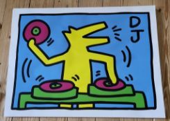 After Keith Haring 'DJ''