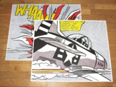 Roy Lichtenstein Diptych 'WHAAM'