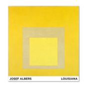 Joseph Albers 'Homage To A Square' Yellow Climate. Louisiana Exhibition Poster