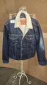 Levi denim jacket size S. EST Â£50