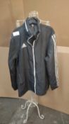 Adidas black coat size L. EST Â£30