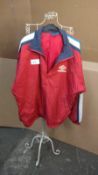 Umbro red coat size XL. EST Â£30