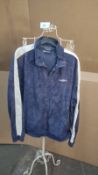 Umbro navy coat size L. EST Â£40
