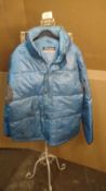 Kappa light blue coat size XL. EST Â£35
