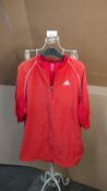 Adidas red coat size L. EST Â£25