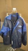 Adidas blue & black coat. EST Â£40