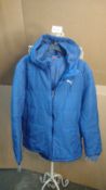 Puma blue coat size M. EST Â£45