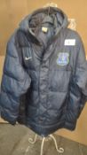 Everton FC long coat size M. EST Â£35